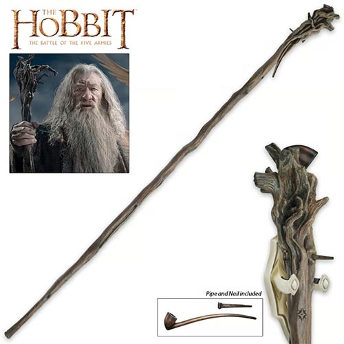 Staff of Gandalf the Wizard with Pipe